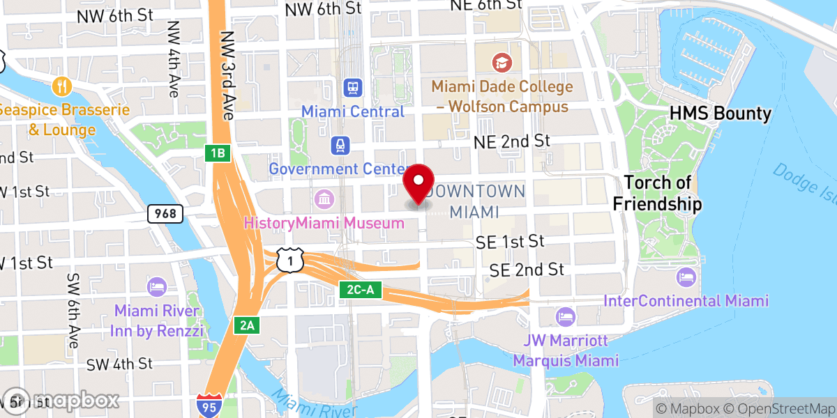 Map showing location of Love Tabernacle of God Praise and Worship Christian Center