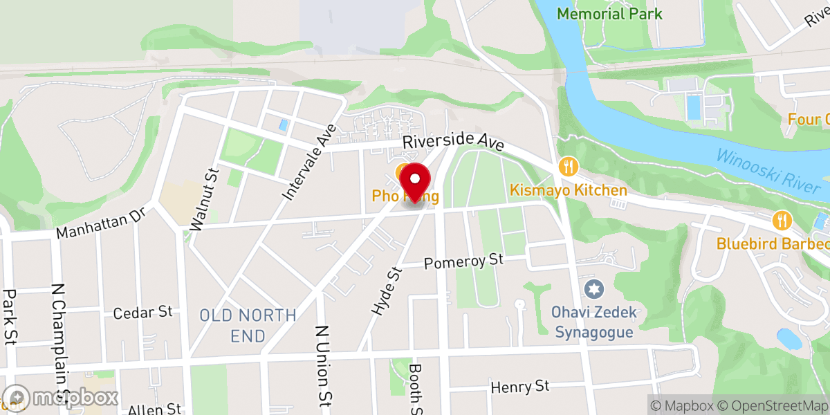 Map showing location of Congregation Ruach haMaqom