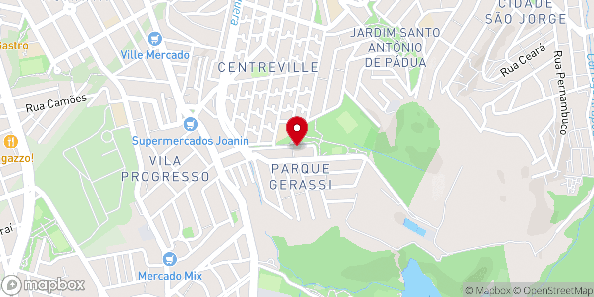 Map showing location of Igreja Evangélica Missão Nacional Centre Ville