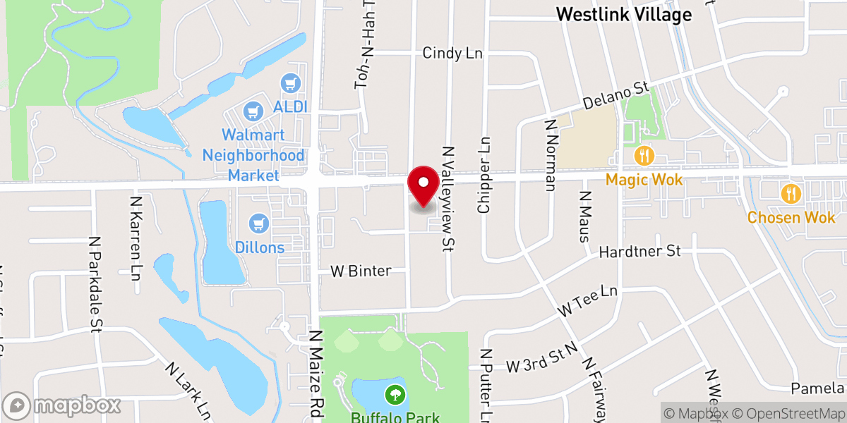 Map showing location of Westlink Church of Christ