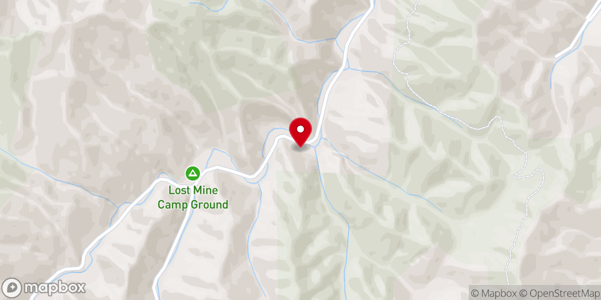 Map showing location of Silver Creek Church