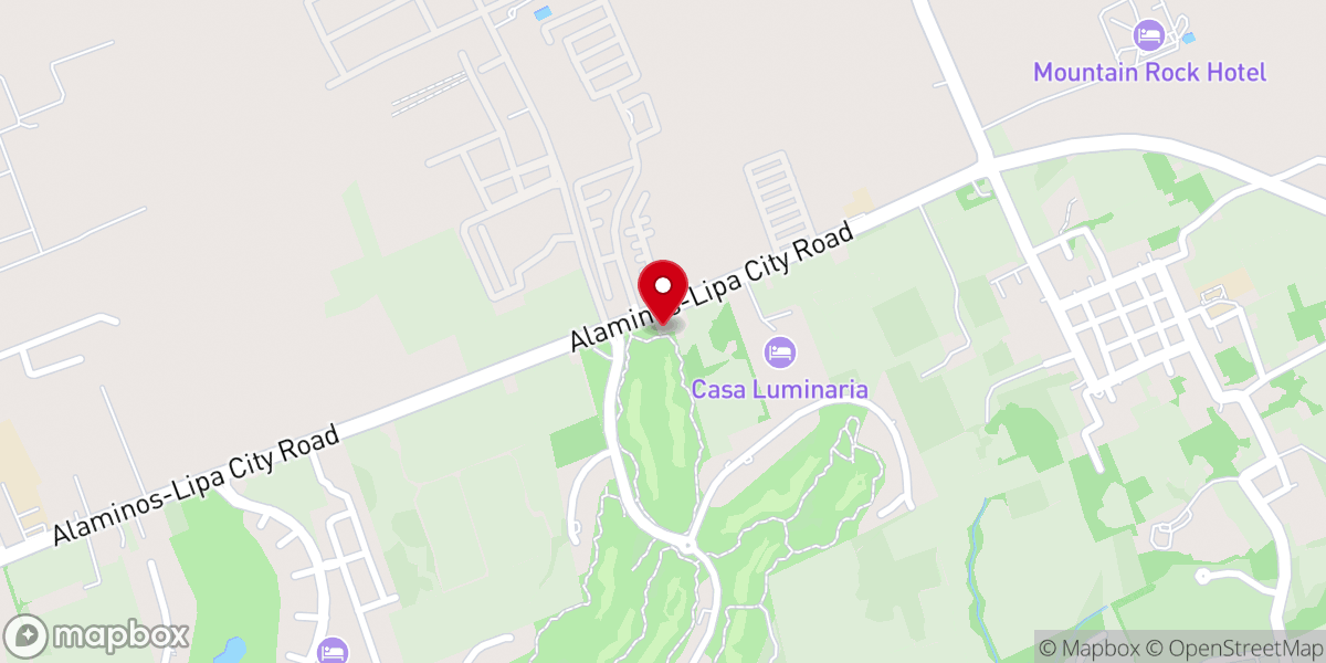 Map showing location of St. Therese of the Child Jesus and the Holy Face Parish Church