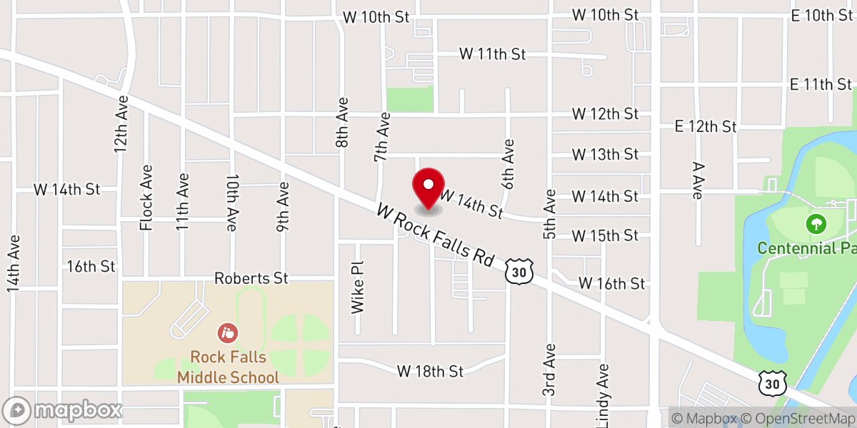 Map showing location of City Of God Church