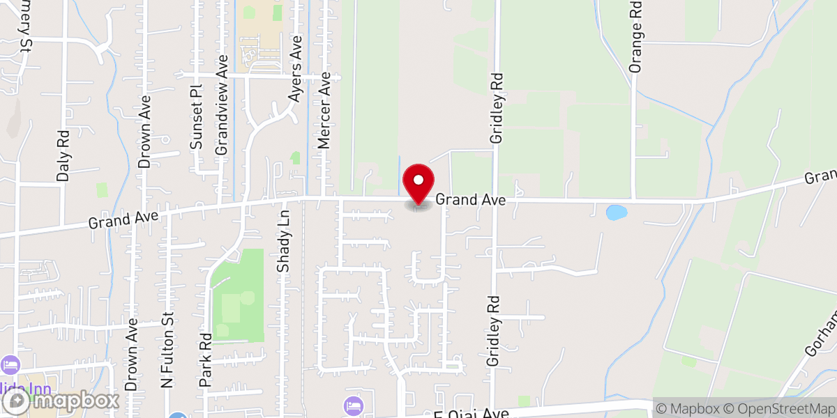 Map showing location of The Well, Ojai Valley Christian Fellowship