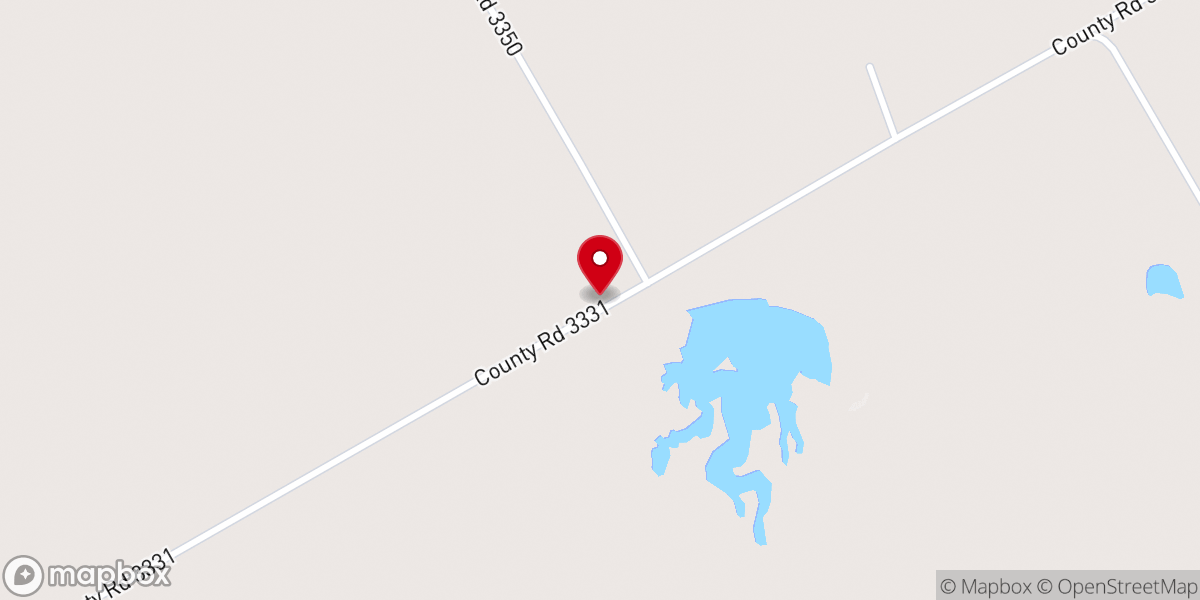 Map showing location of New Hope Church