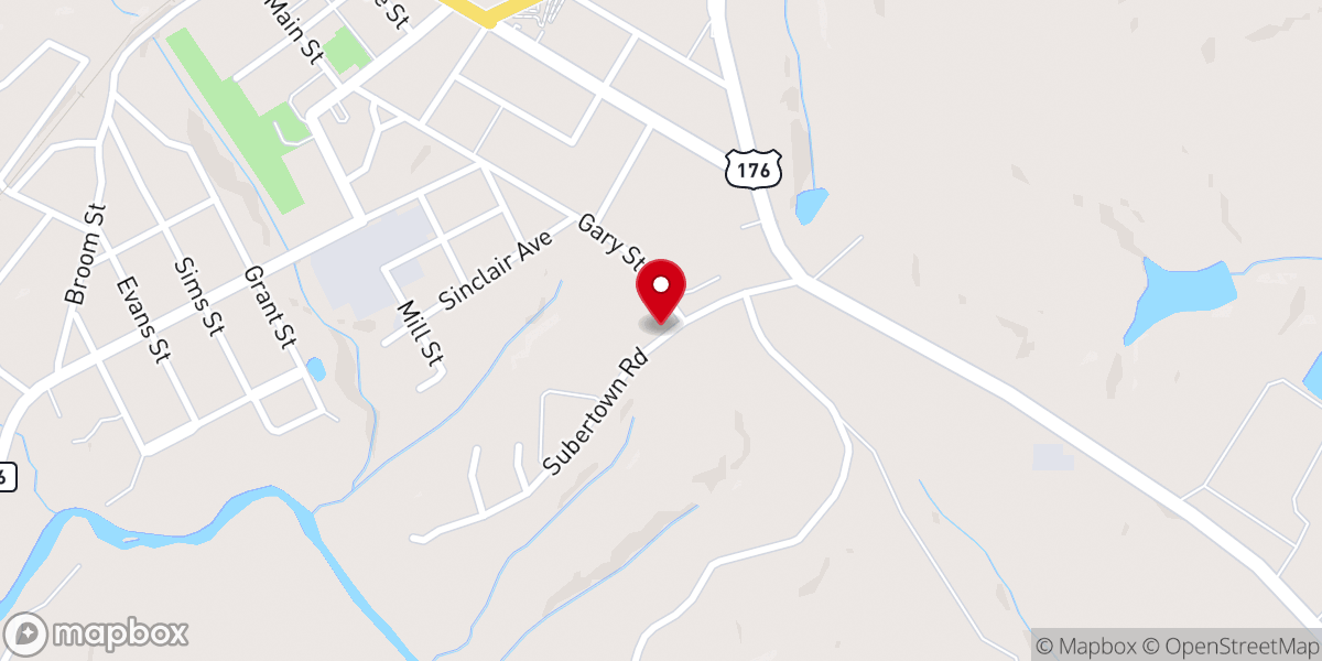 Map showing location of The Master's Baptist Church