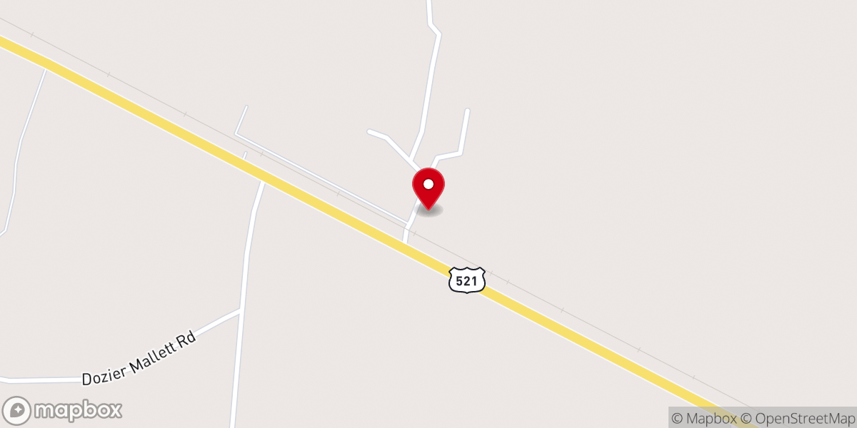 Map showing location of William chapel Christian church