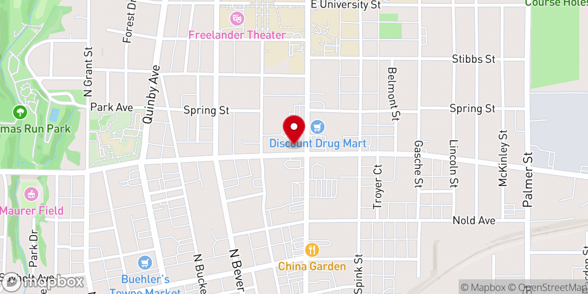 Map showing location of People to People Ministries