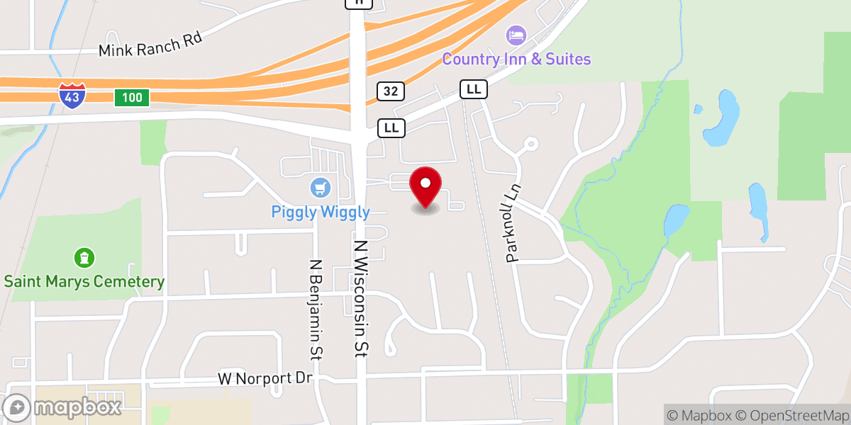 Map showing location of St. John XXIII Catholic Parish - St. Peter of Alcantara Church site