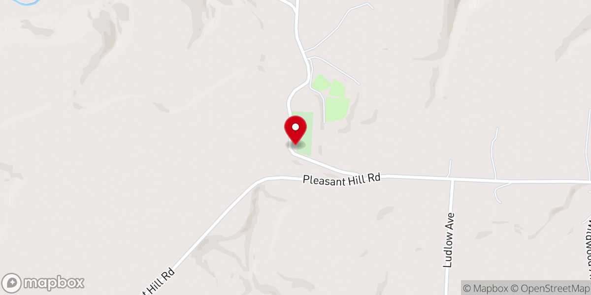 Map showing location of Faith Chapel Church