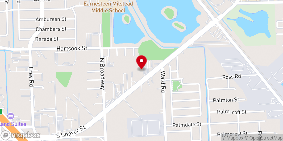 Map showing location of Iglesia Cristo De Poder