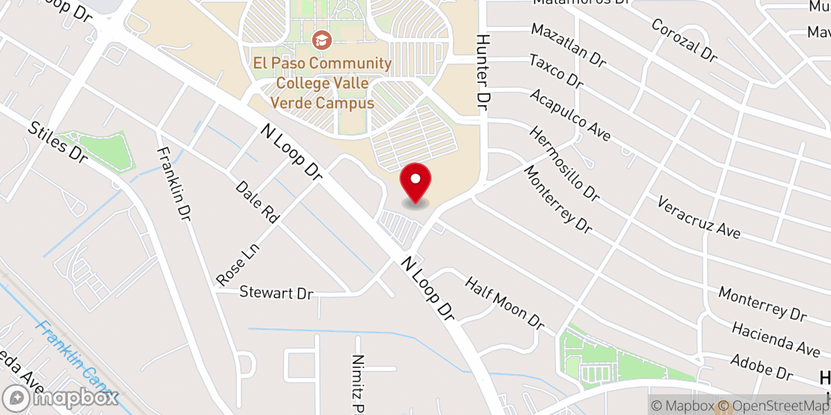 Map showing location of San Antonio de Padua Catholic Church