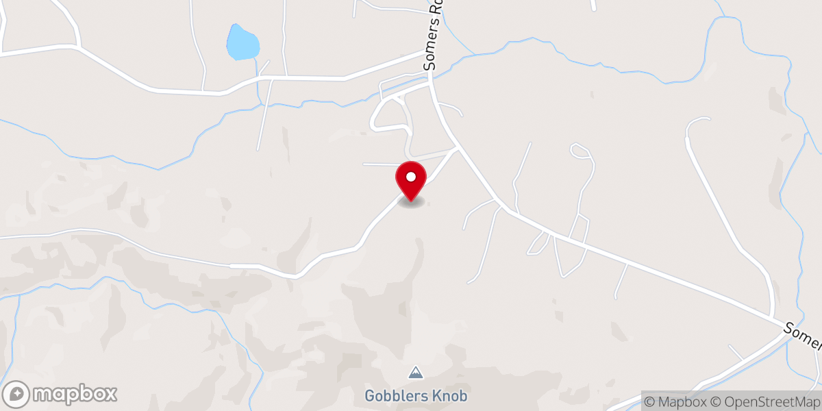 Map showing location of Deliverance Baptist Church