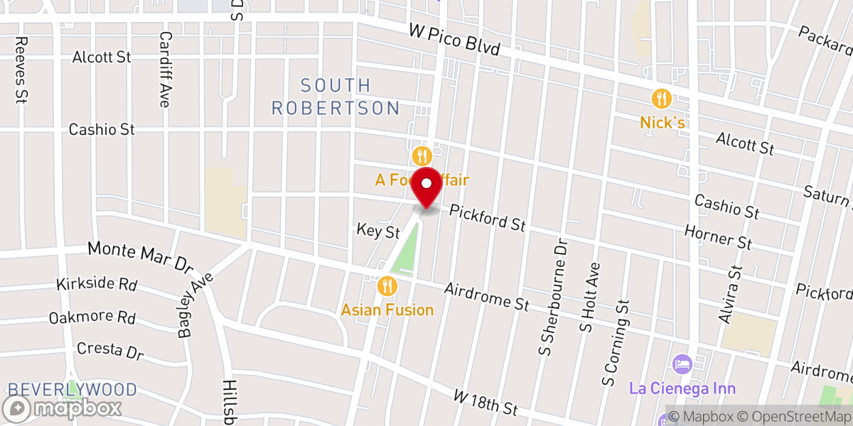 Map showing location of Saint Mark Coptic Orthodox Church