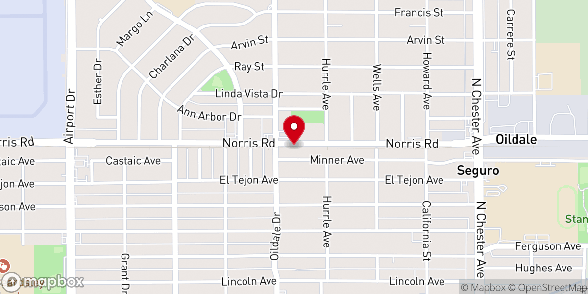 Map showing location of Riverview Assembly of God Church