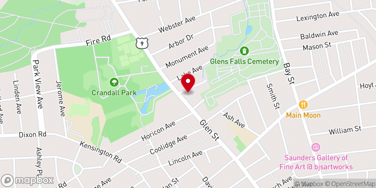 Map showing location of Lutheran Church of the Good Shepherd