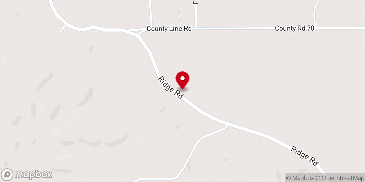 Map showing location of Calvary Family Worship Center