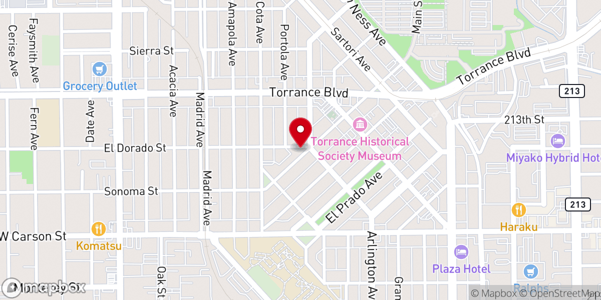 Map showing location of Nativity Parish Annex