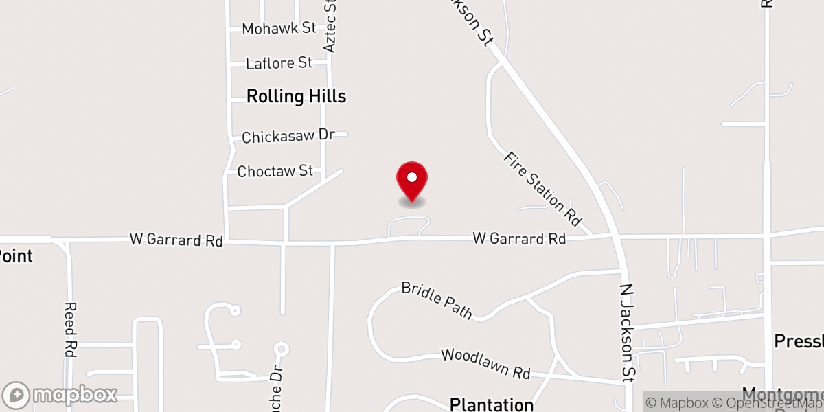 Map showing location of New Covenant Church
