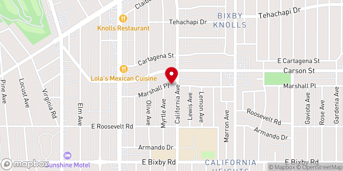 Map showing location of Favorday Church