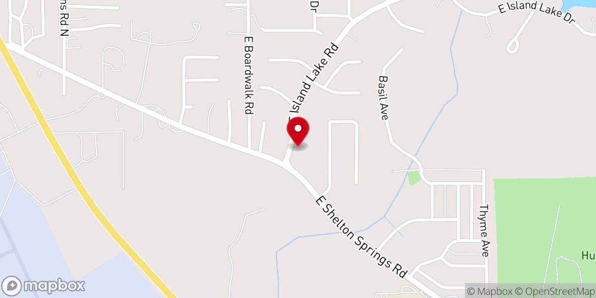 Map showing location of Calvary Fellowship