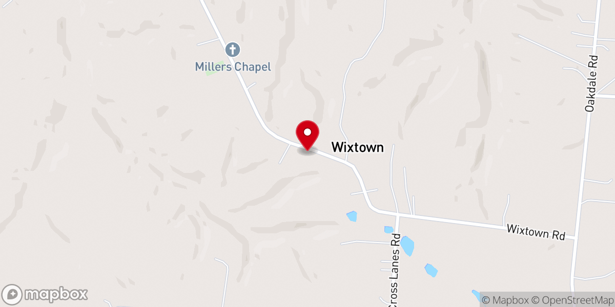 Map showing location of Temple of God Ministries