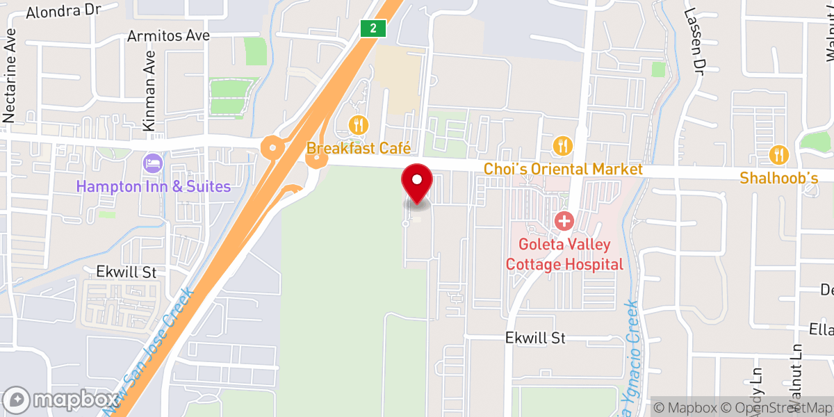 Map showing location of Saint Athanasius Orthodox Church