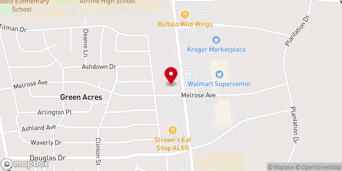 Map showing location of Immanuel Lutheran Church