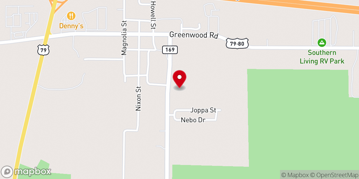 Map showing location of The Arc Caddo-Bossier's GREAT Program