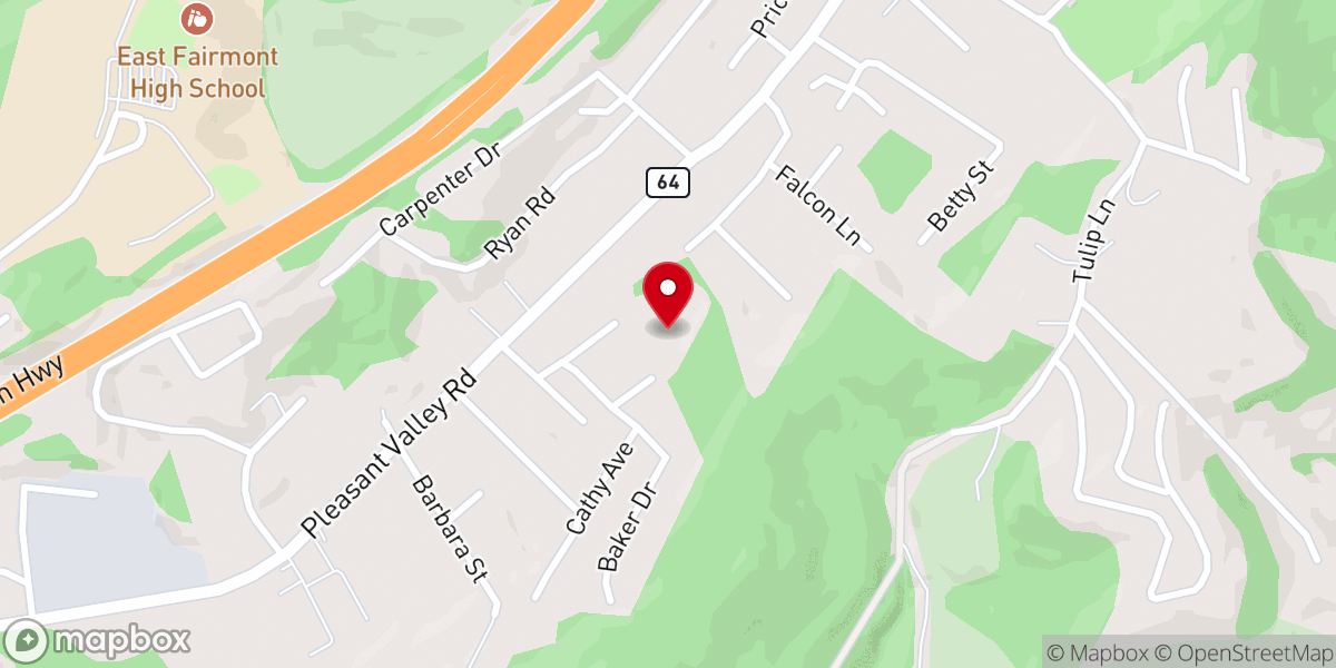 Map showing location of New Beginnings Worship Center Upc