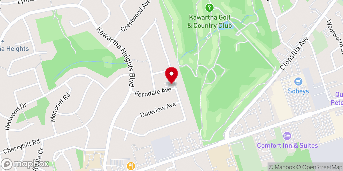 Map showing location of Ferndale Bible Church
