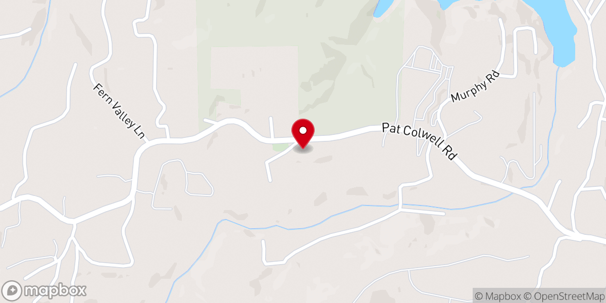 Map showing location of Liberty Church