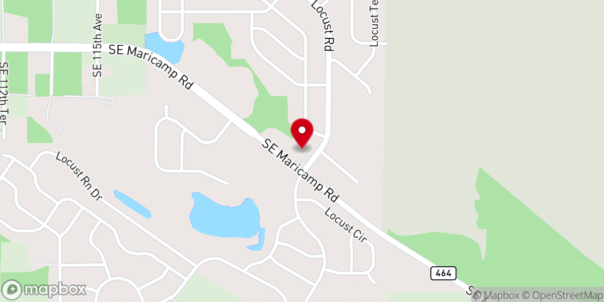 Map showing location of Little Dove Baptist Church