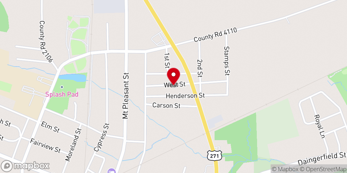 Map showing location of St Stephens Ame