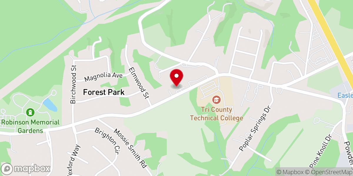 Map showing location of The Builder's House