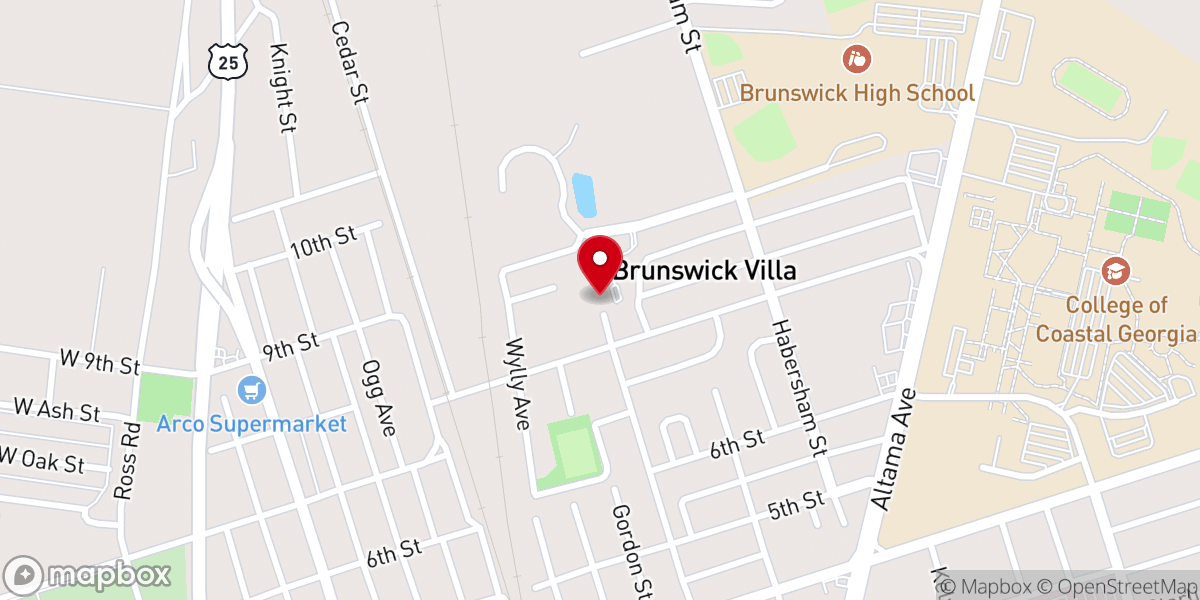 Map showing location of Union City Church