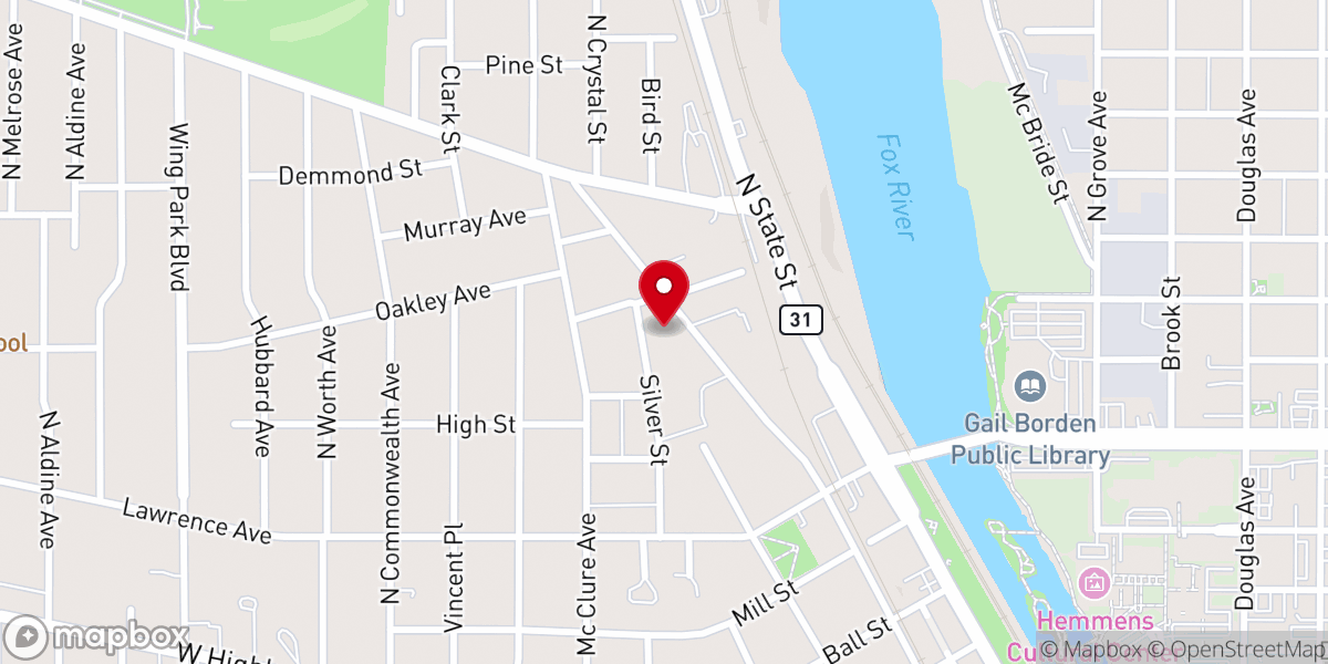 Map showing location of Lighthouse Baptist Church