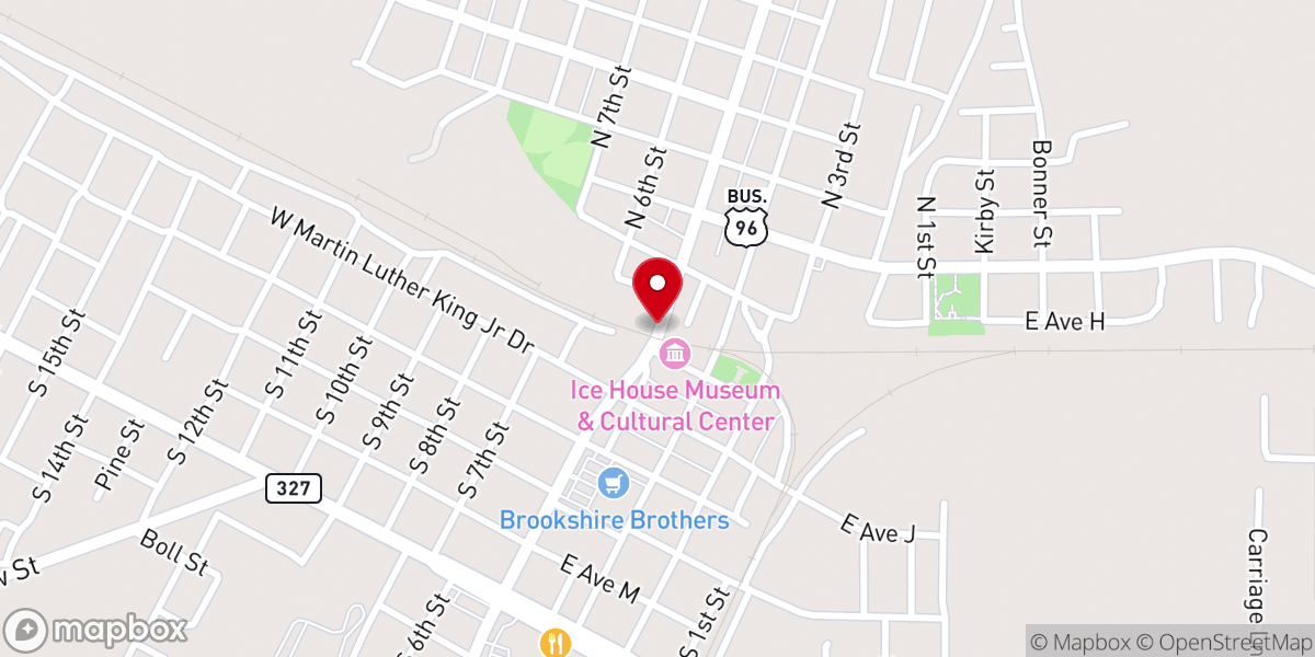 Map showing location of Memorial Hermann Baptist Beaumont