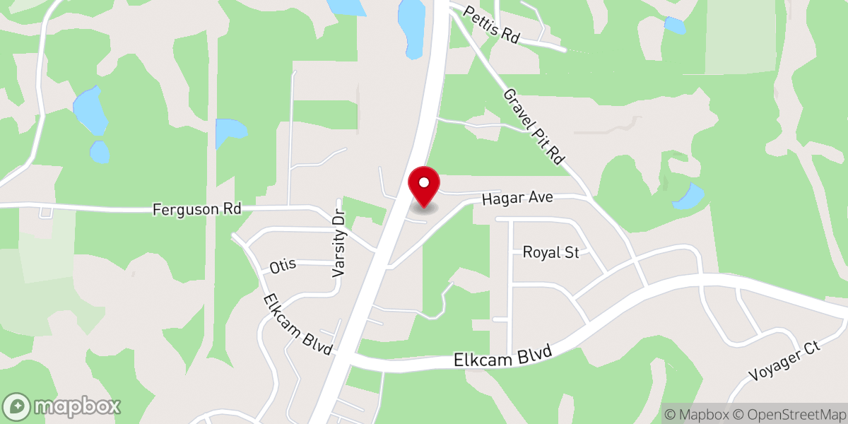Map showing location of Spirit of Life Church