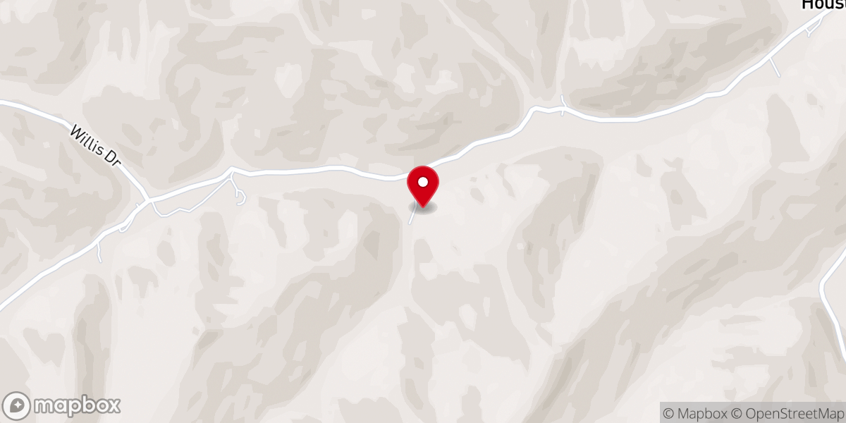 Map showing location of Lerose Baptist Church
