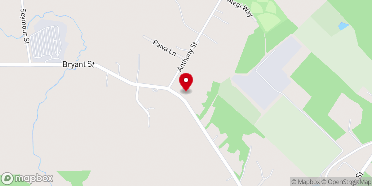 Map showing location of St Francis acushnet ma