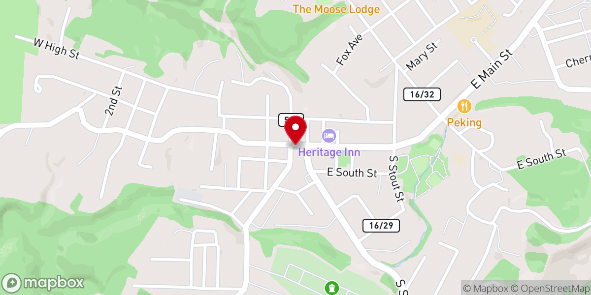 Map showing location of Ritchie Church of the Nazarene