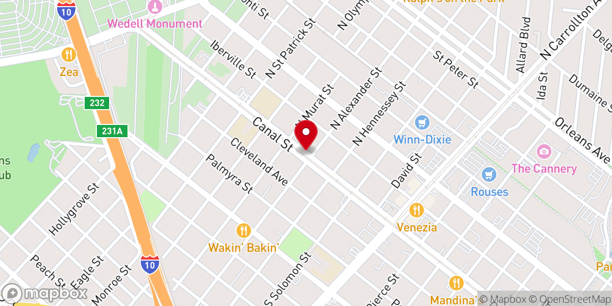 Map showing location of Unification Church