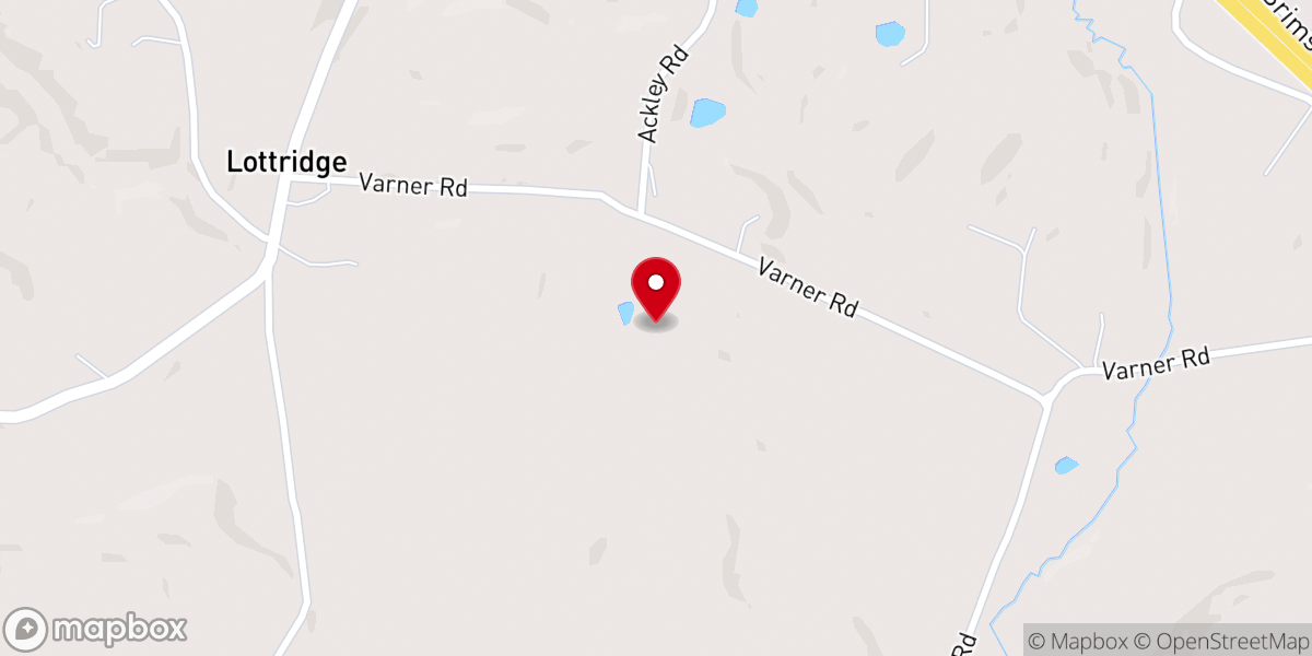 Map showing location of Faith Bible Church of SE Ohio
