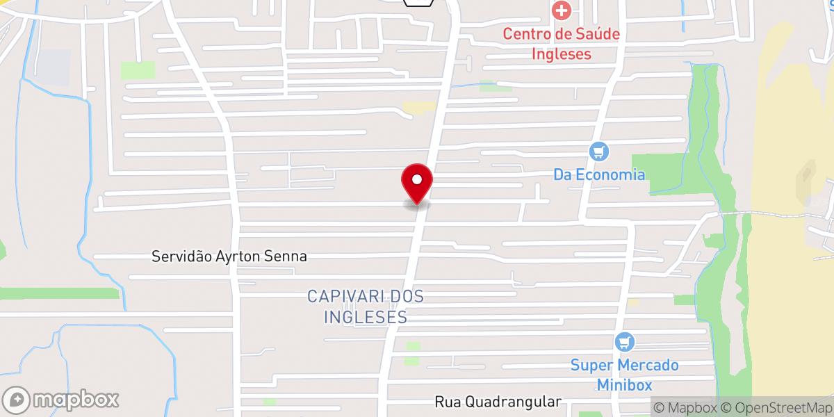 Map showing location of Igreja Deus é Amor