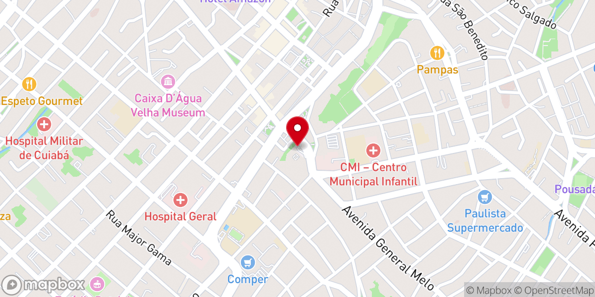 Map showing location of Santuário Eucarístico Nossa Senhora do Bom Despacho