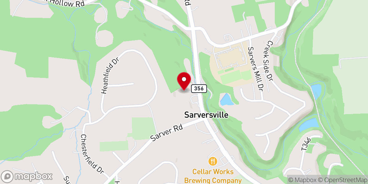 Map showing location of Alive Community Church