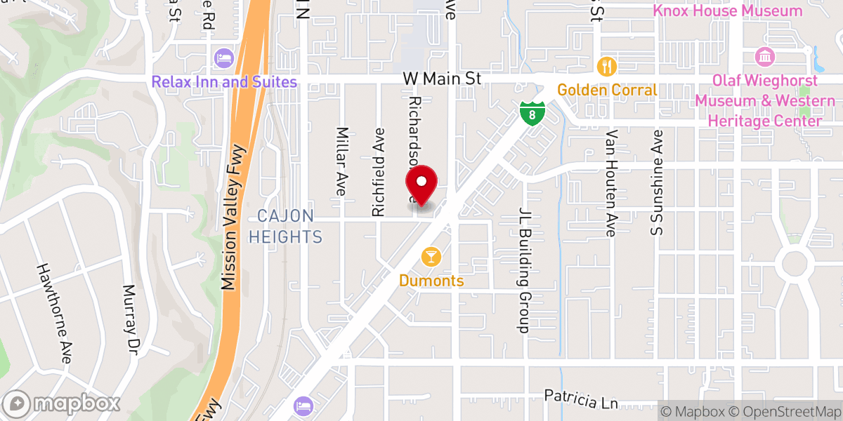 Map showing location of Choice Harvest Worship Center