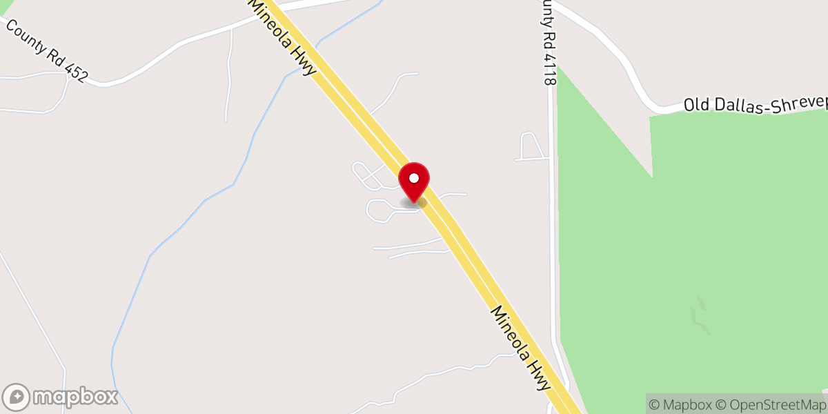 Map showing location of Crossroads Community Church