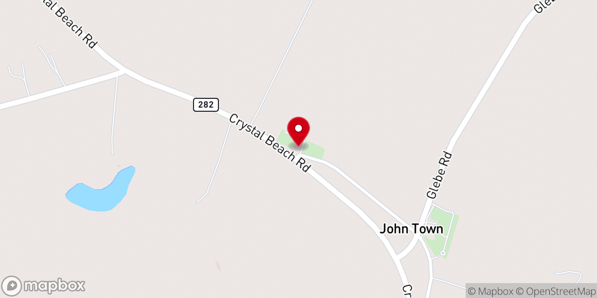 Map showing location of St Paul's United Methodist Church